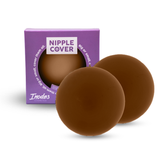 Reusable silicone nipple covers Brown